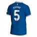 Everton Michael Keane #5 Hjemmedrakt 2023-24 Korte ermer